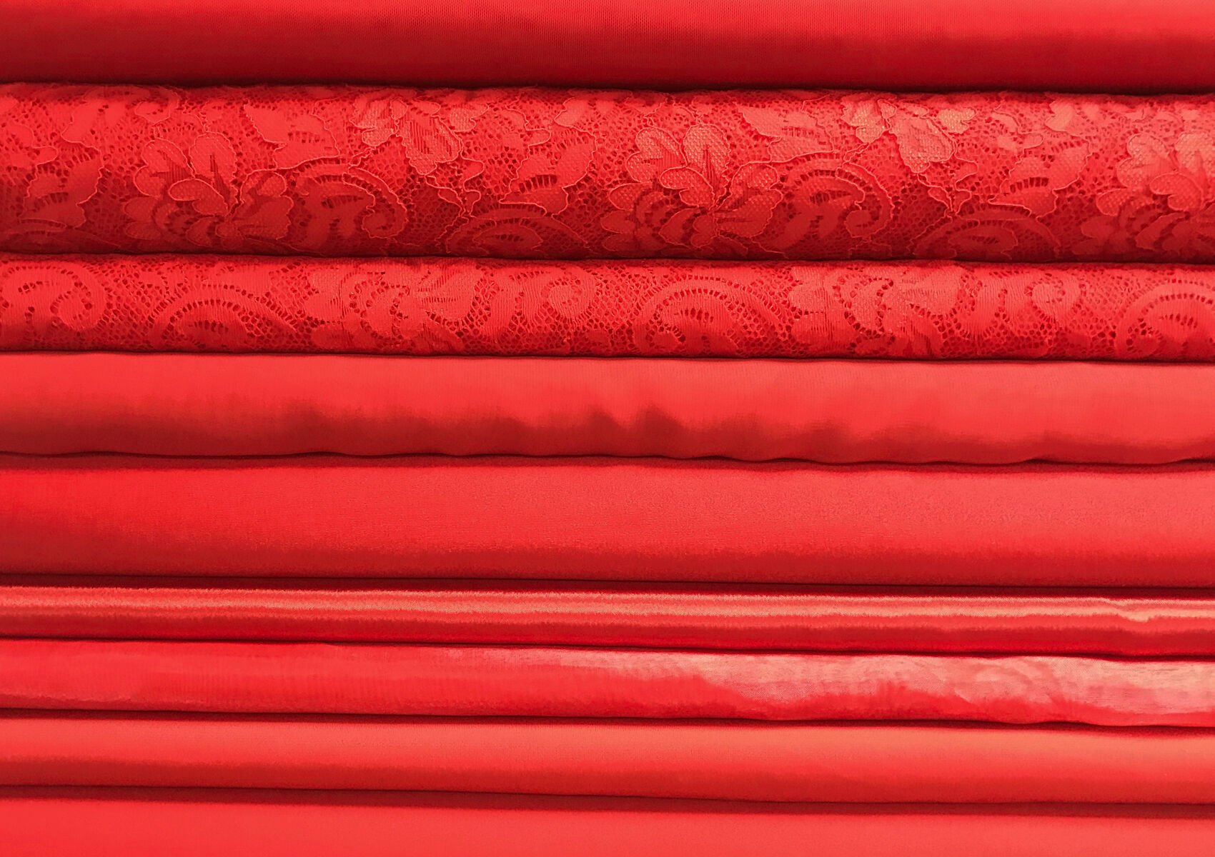 Browse hot red colour fabric
